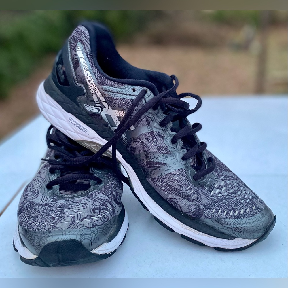 ASICS Women's Gel- Kayano 23 Gray Synthetic Sneakers Sz 9.5 Medium - Picture 14 of 17